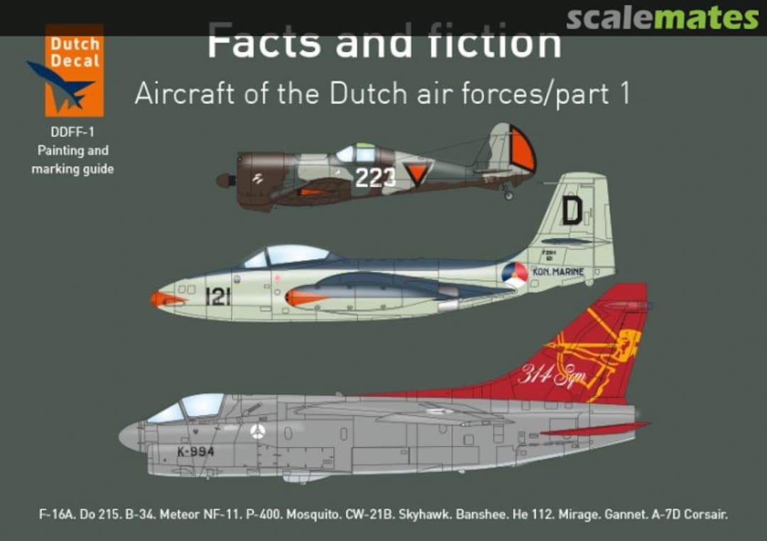 Boxart Facts and Fiction DDFF-1 Dutch Decal