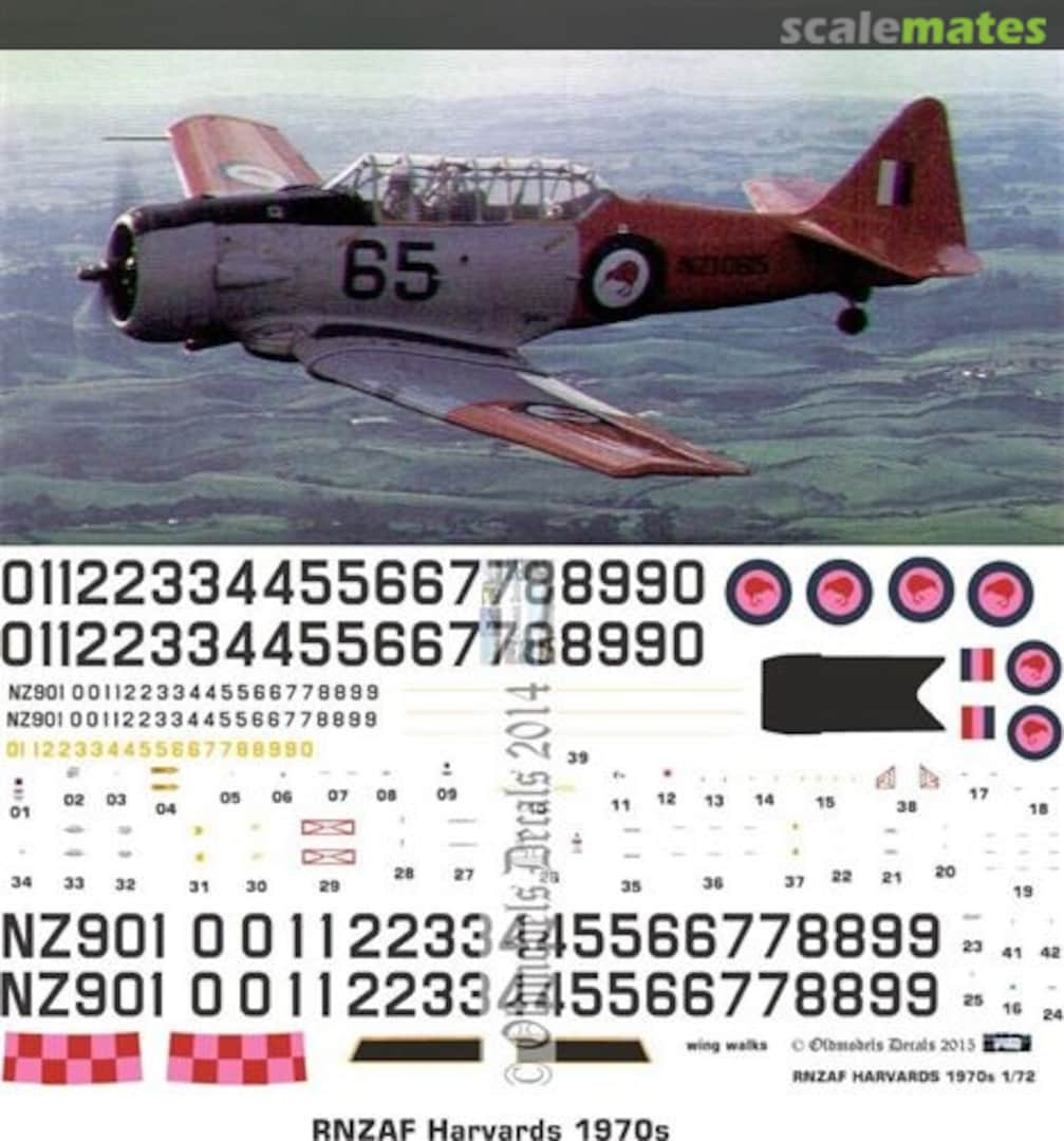 Boxart RNZAF Harvards 1970-77 OMD0823 Oldmodels Decals