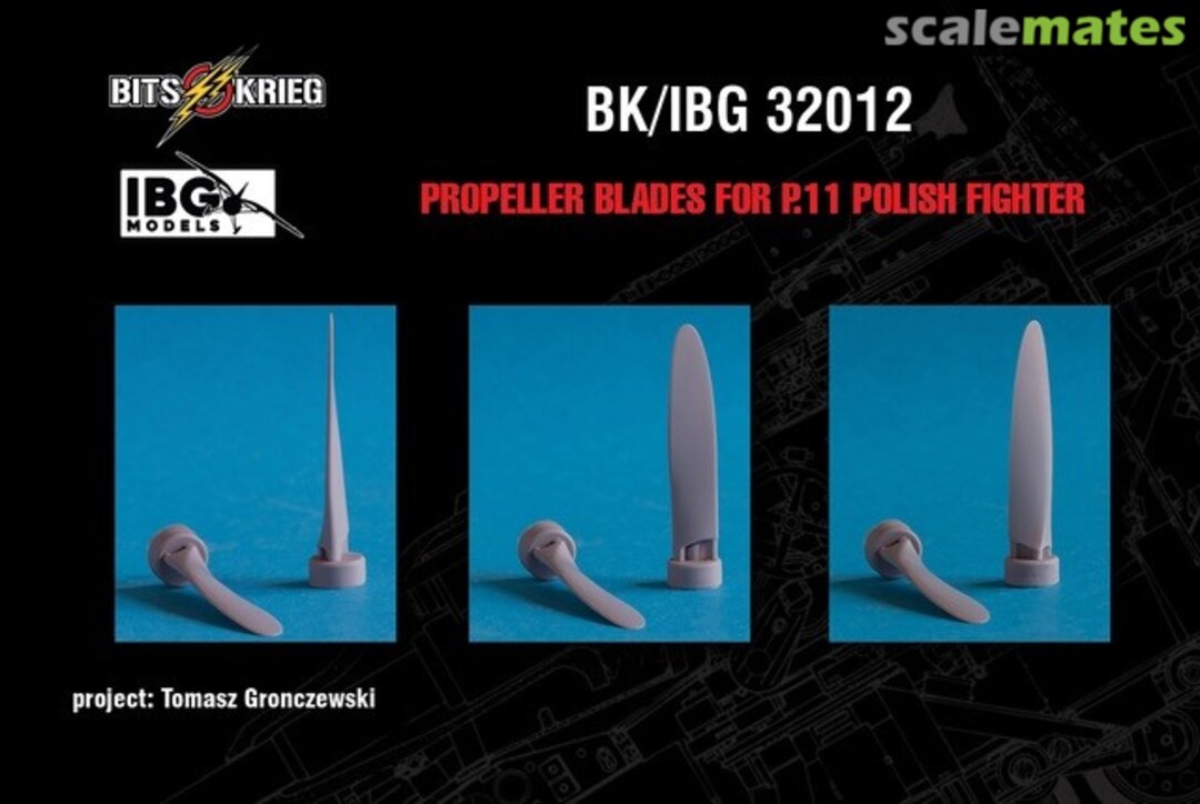 Boxart Propeller blades for P.11c BK/IBG 32012 BitsKrieg