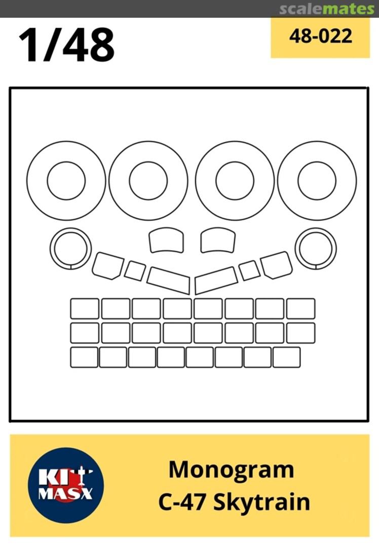 Boxart C-47 Skytrain 48-022 Kit Masx