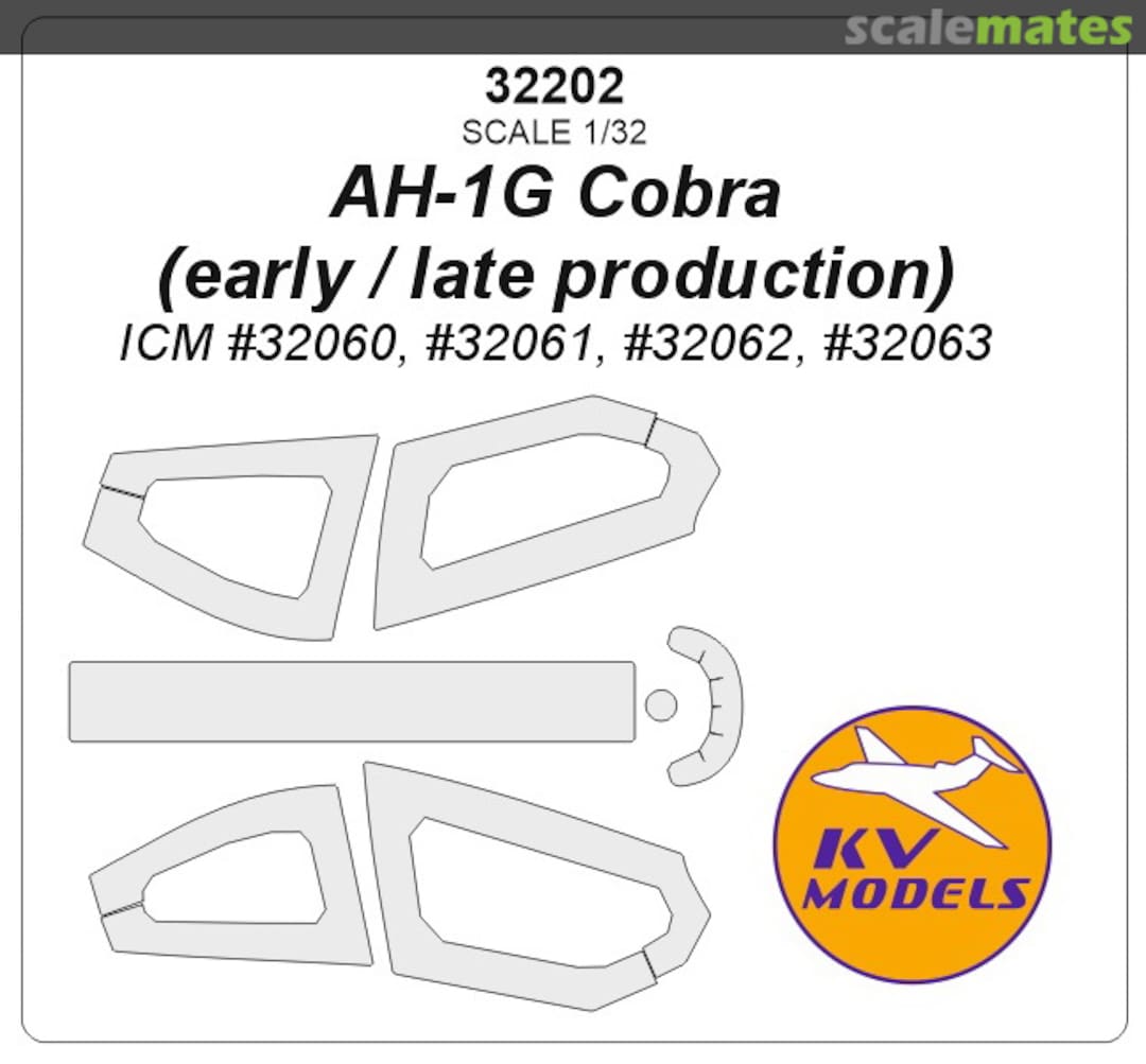 Boxart AH-1G Cobra (early / late production) 32202 KV Models