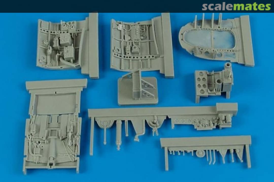 Boxart A6M2b Zero Fighter cockpit set 2159 Aires