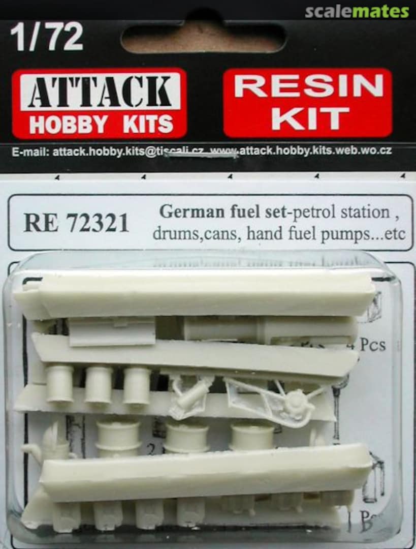 Boxart German Fuel Set 72321 Attack Hobby Kits