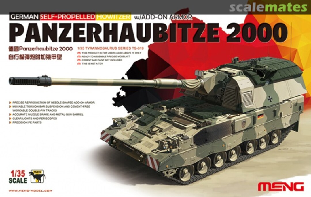 Boxart Panzerhaubitze 2000 TS-019 Meng Model