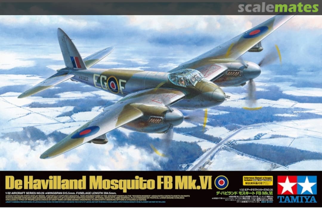 Boxart De Havilland Mosquito FB Mk.VI 60326 Tamiya