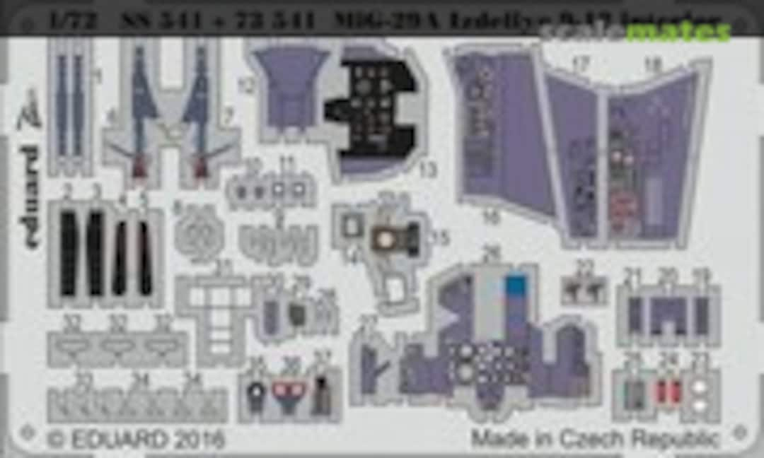 1:72 MiG-29A Izdeliye 9-12 interior (Eduard SS541)