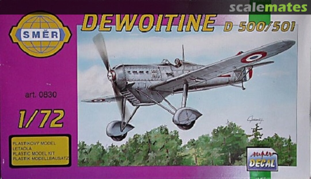 Boxart Dewoitine D 500/501 0830 Směr