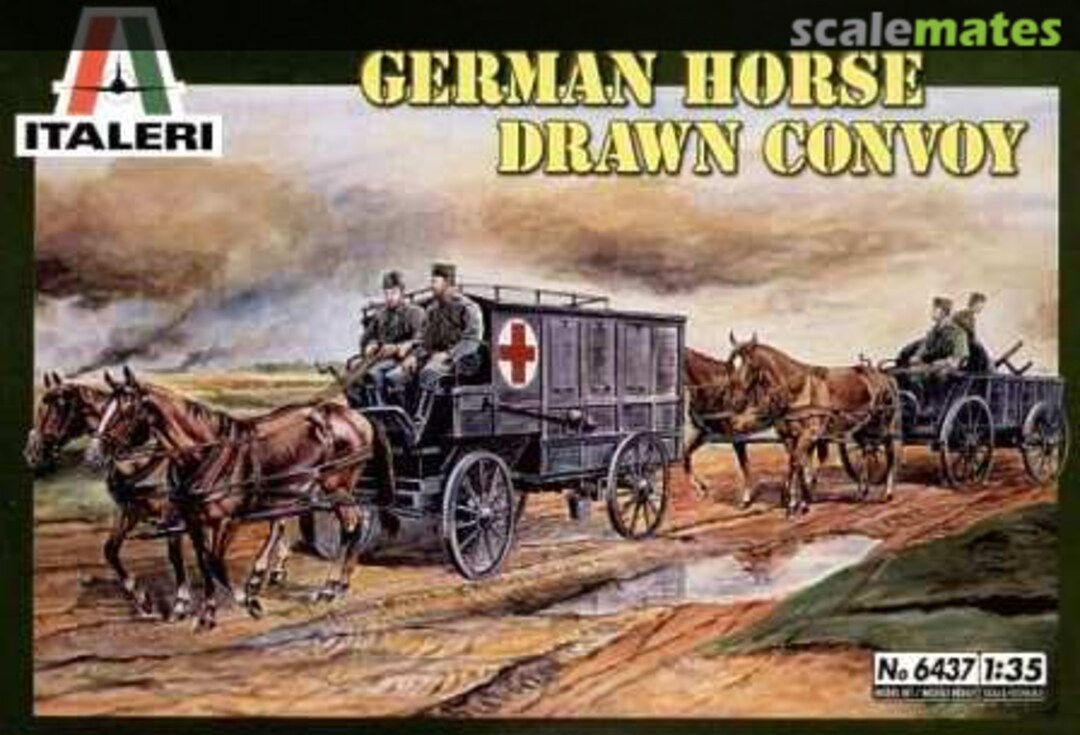 Boxart Horse Drawn Convoy 6437 Italeri