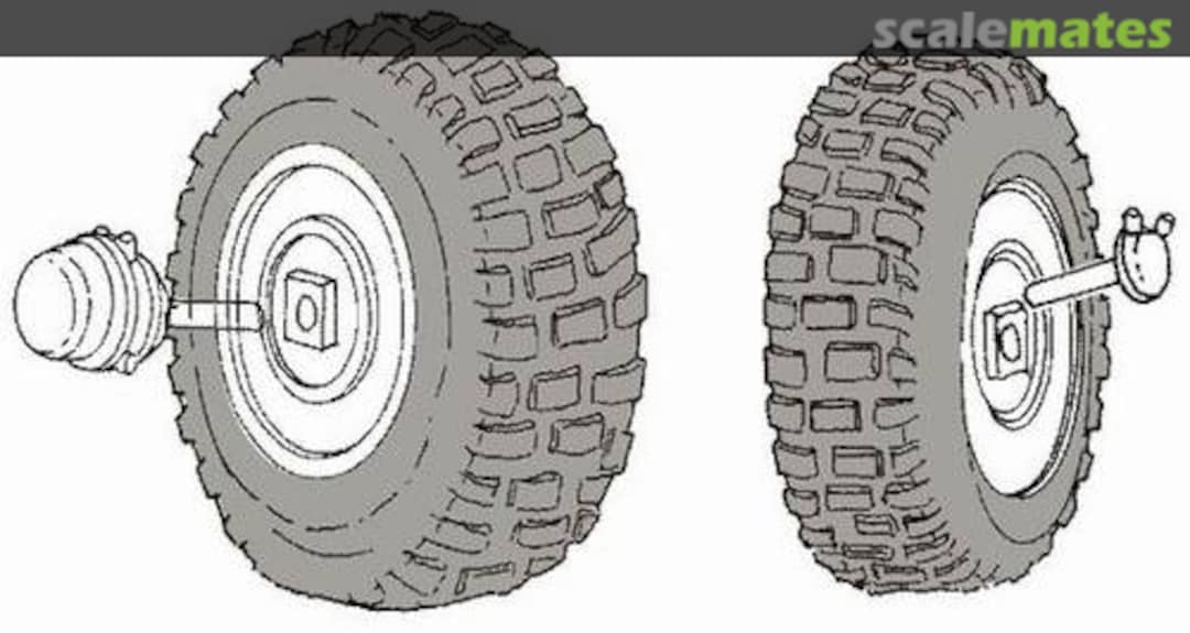 Boxart M939 - wheel set 3005 CMK