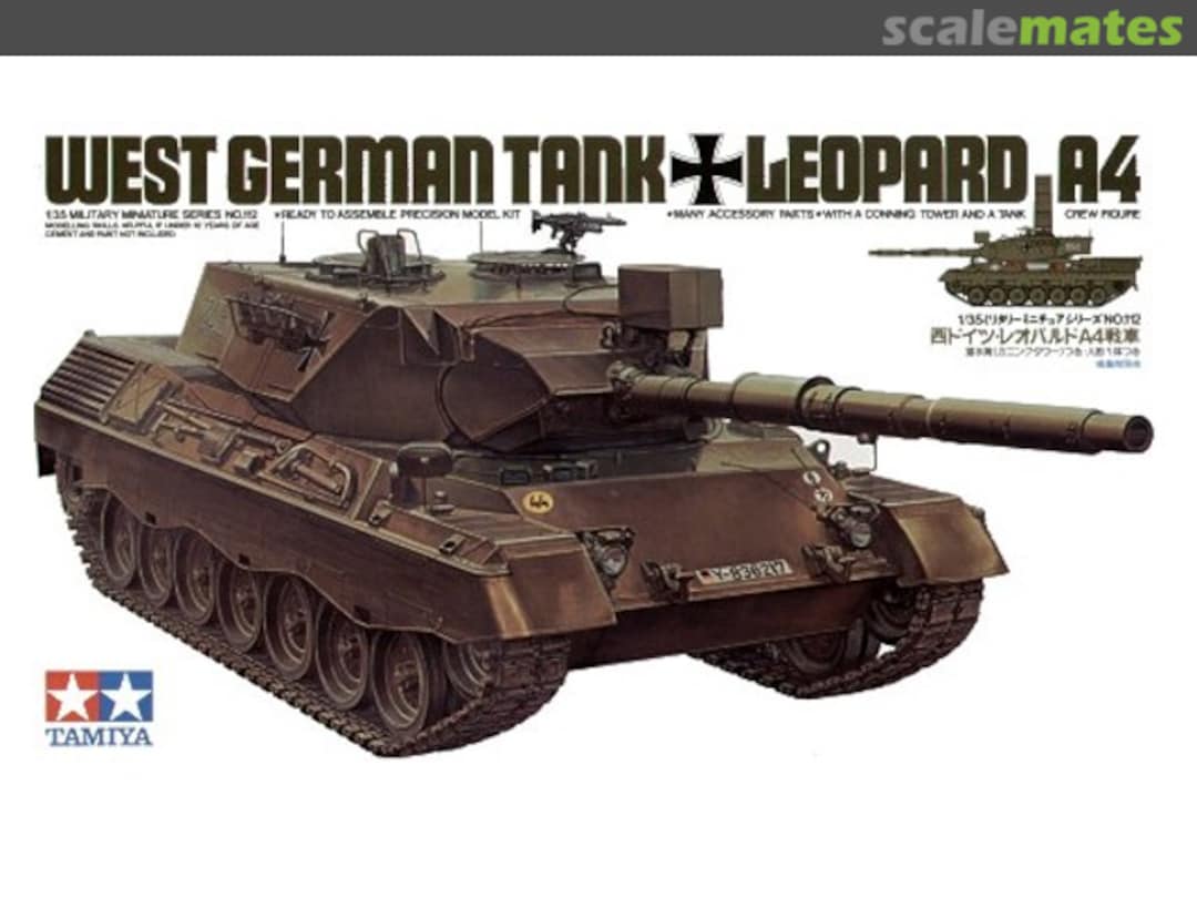 Boxart Leopard A4 MM212 Tamiya