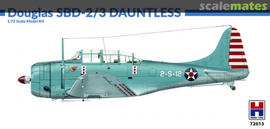 Boxart Douglas SBD-2/3 Dauntless 72013 Hobby 2000