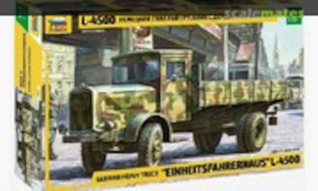 1:35 Heavy Truck &quot;Einheitsfahrerhaus&quot; L-4500 (Zvezda 3647)