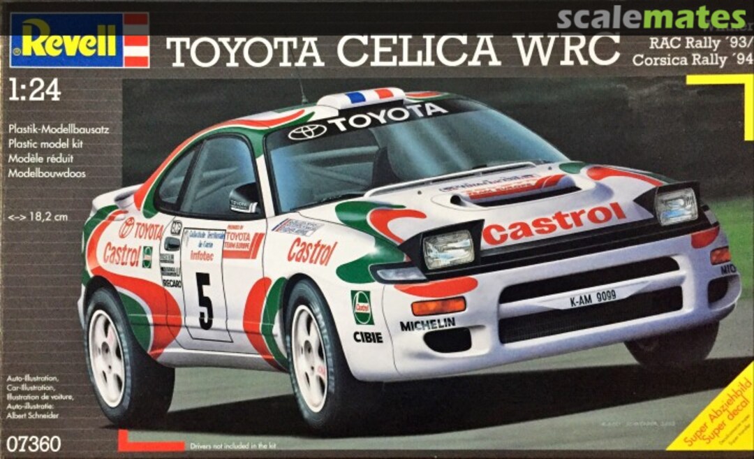 Boxart Toyota Celica WRC 07360 Revell