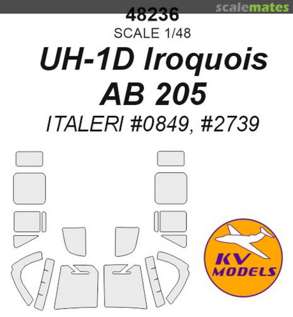 Boxart UH-1D Iroquois / AB 205 48236 KV Models