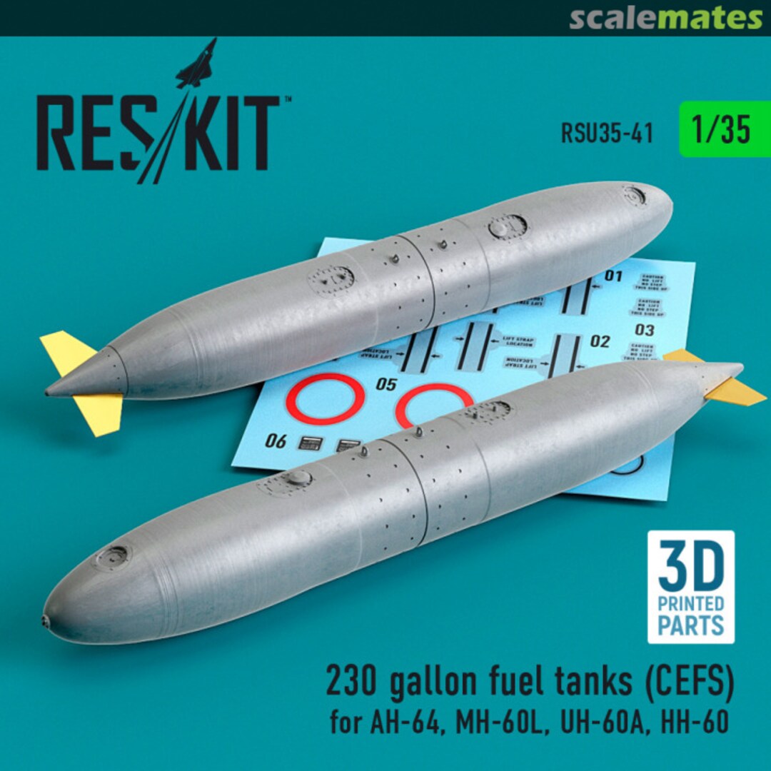 Boxart 230 Gallon Fuel Tanks (CEFS) RSU35-0041 ResKit