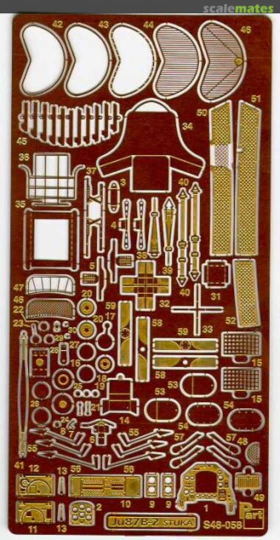 Boxart Ju-87 B2 S48-058 Part