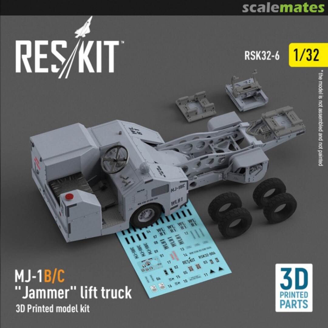 Boxart MJ-1B/C "Jammer" lift truck RSK32-0006 ResKit