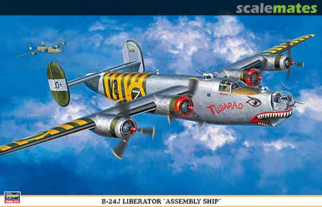 Boxart B-24J Liberator 'Assembly Ship' 00976 Hasegawa