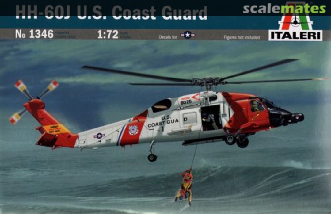 Boxart HH-60J U.S. Coast Guard 1346 Italeri