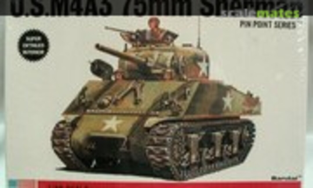 1:48 M4A3 75mm Sherman Tank (Bandai 8265)