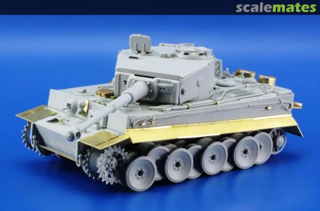 Boxart Tiger I Mid production fenders 36276 Eduard