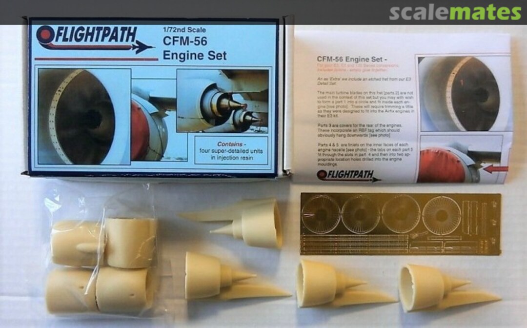 Boxart CFM-56 Engine set FP-72-104h Flightpath