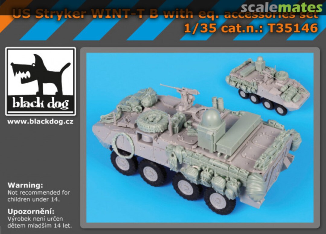 Boxart US Stryker WINT-T B with equip. accessories set T35146 Black Dog