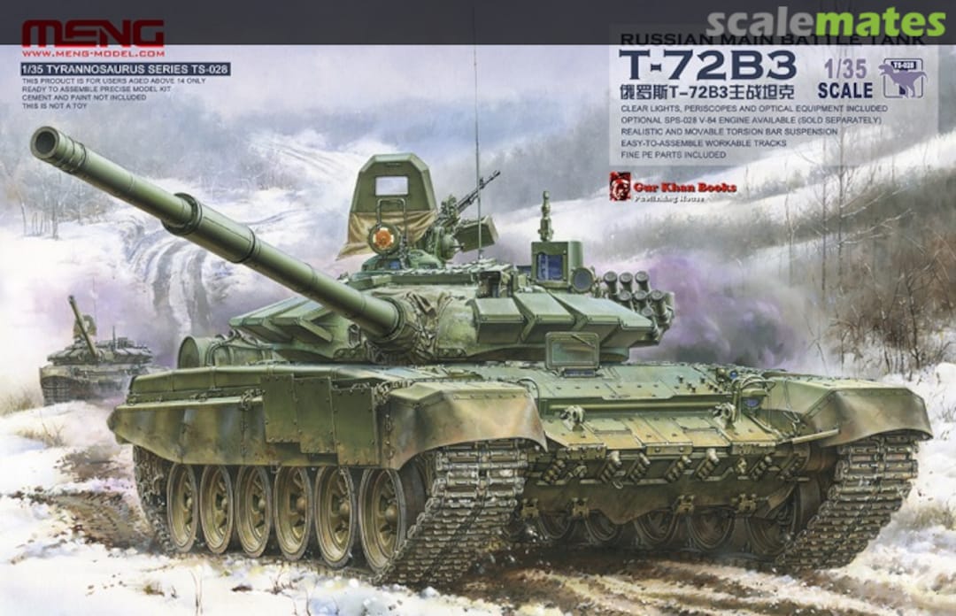 Boxart T-72B3 TS-028 Meng Model