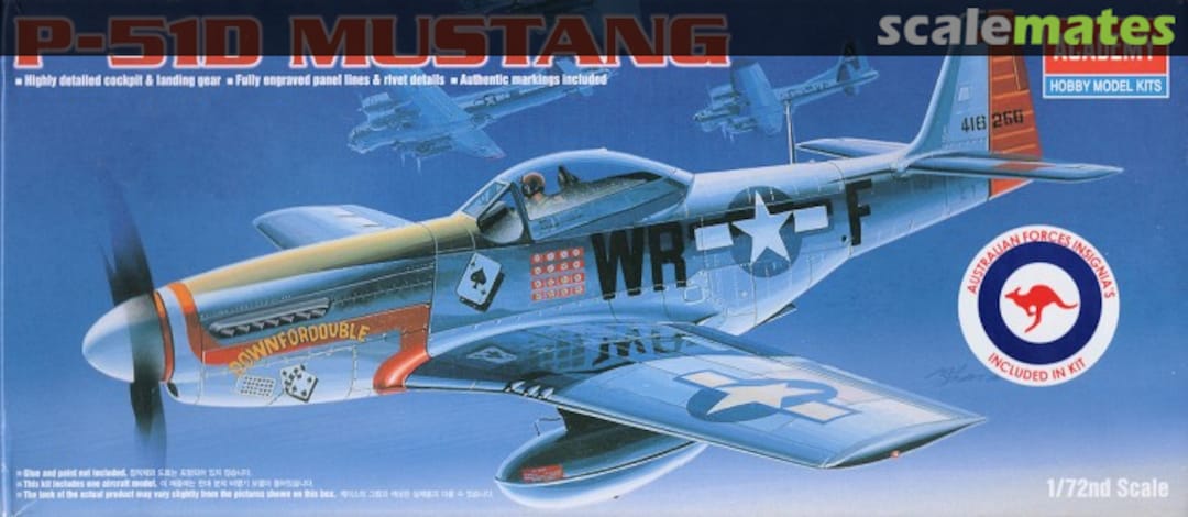 Boxart P-51D Mustang 2132 Academy