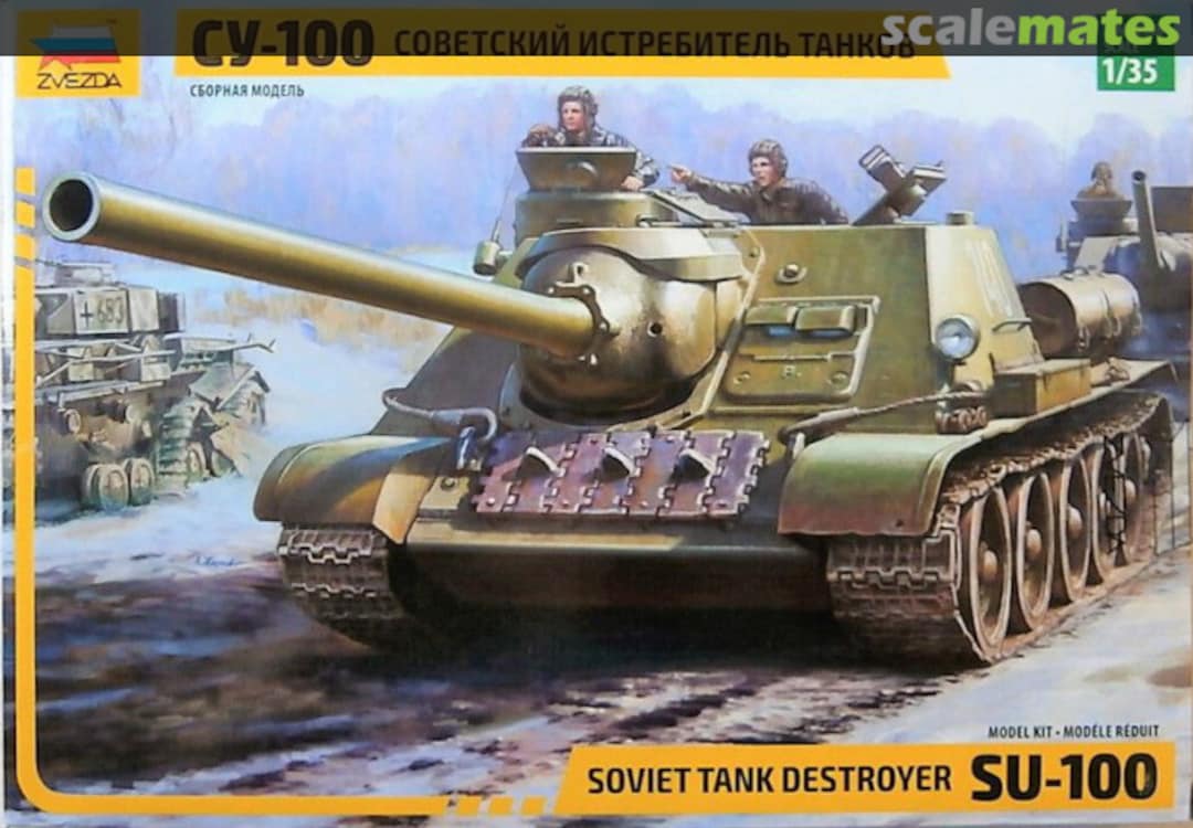 Boxart SU-100 3688 Zvezda