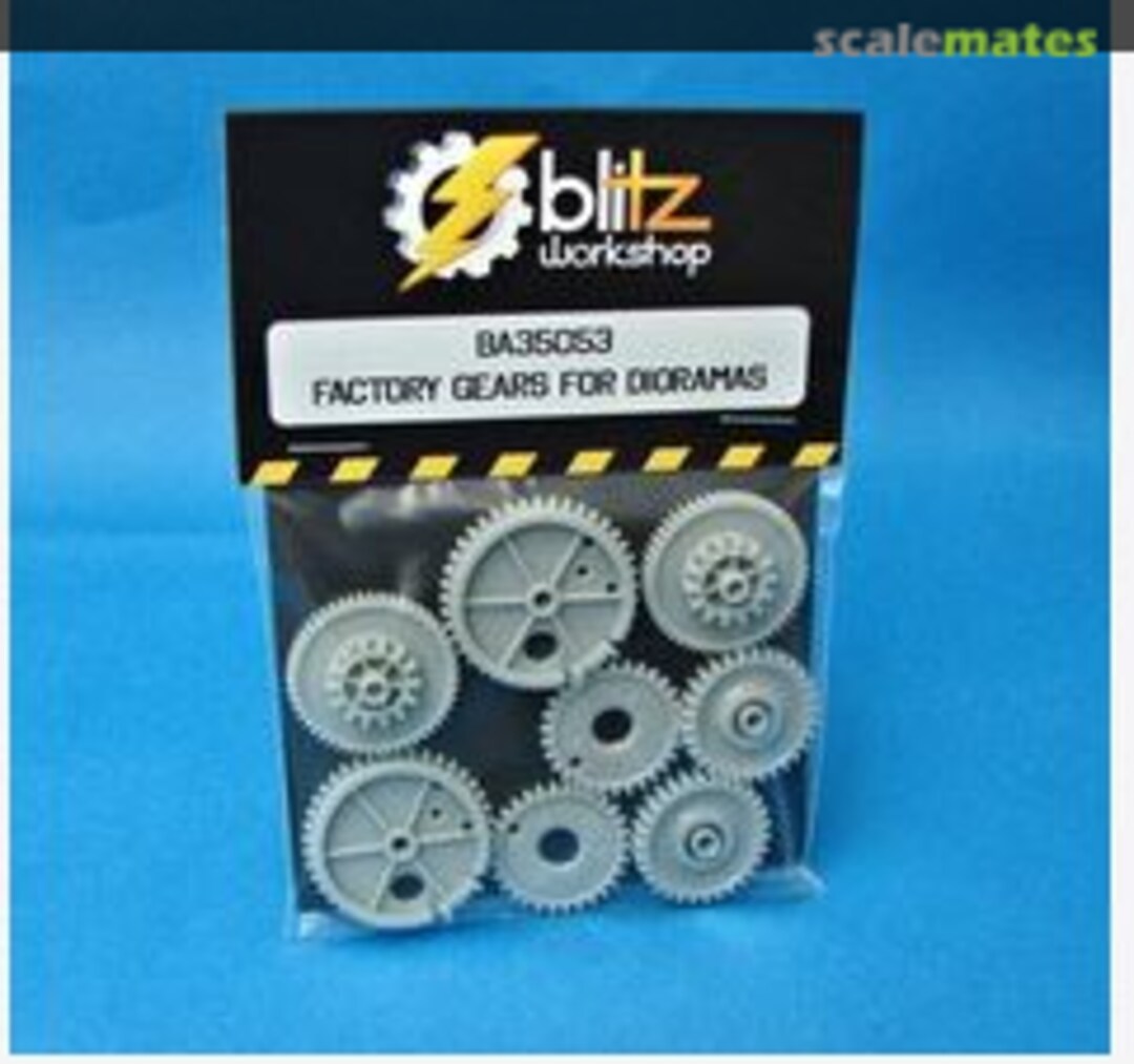 Boxart Factory Gears for Diorama BA35053 Blitz Workshop