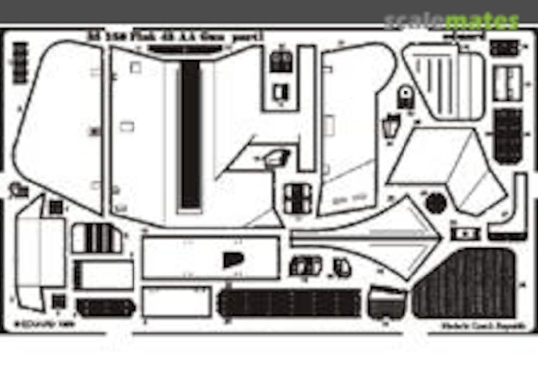 Boxart Flak 43 AA Gun 35250 Eduard