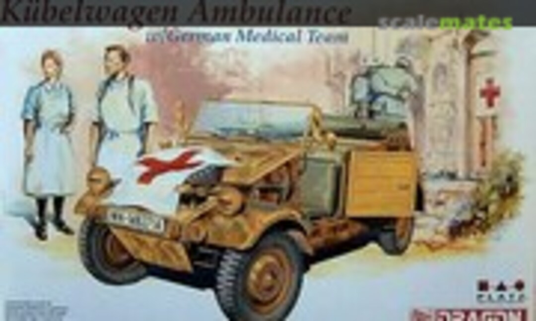 1:35 Kübelwagen Ambulance w/ German Medical Team (Dragon 6336)