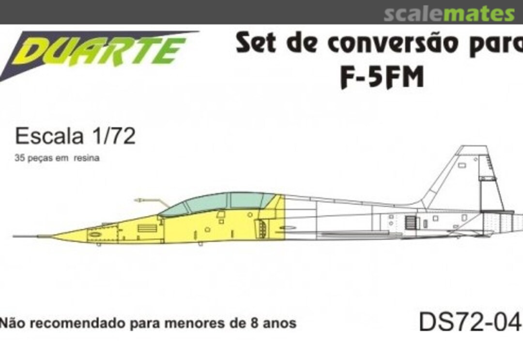 Boxart Set de conversão para F-5FM Tiger II DS72-04 Duarte