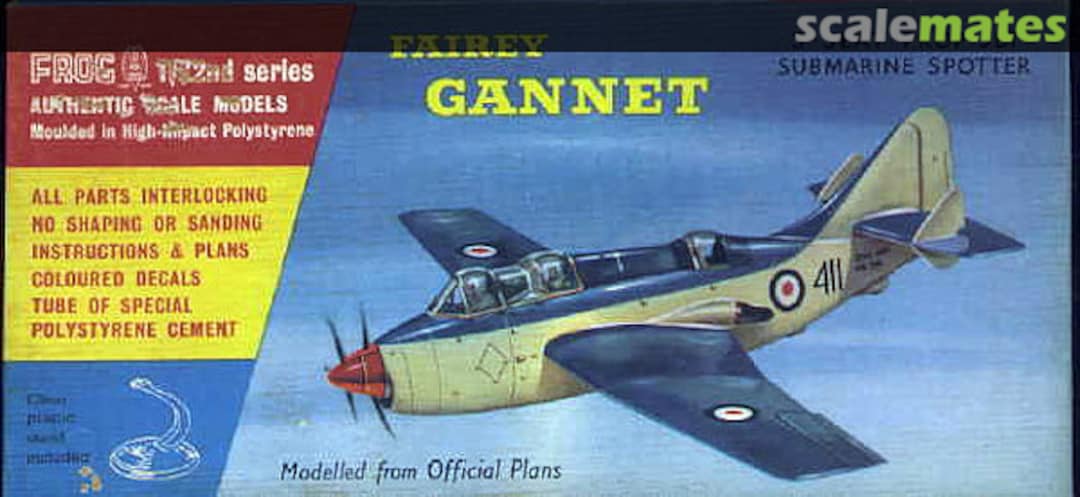 Boxart Fairey Gannet 331P FROG