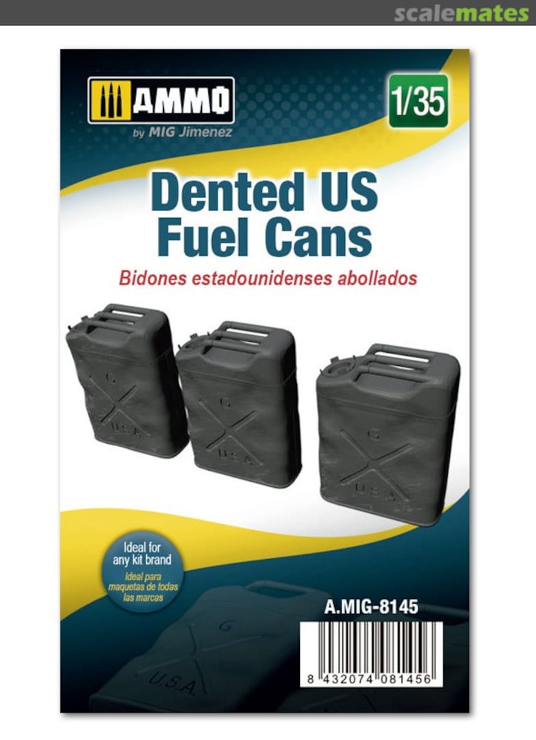 Boxart Dented US Fuel Cans A.MIG-8145 Ammo by Mig Jimenez