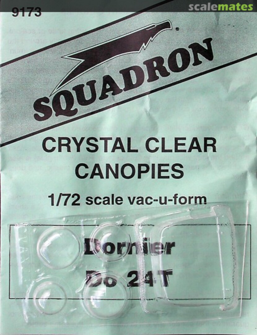 Boxart Do 24T Vacuform Canopy 9173 Squadron