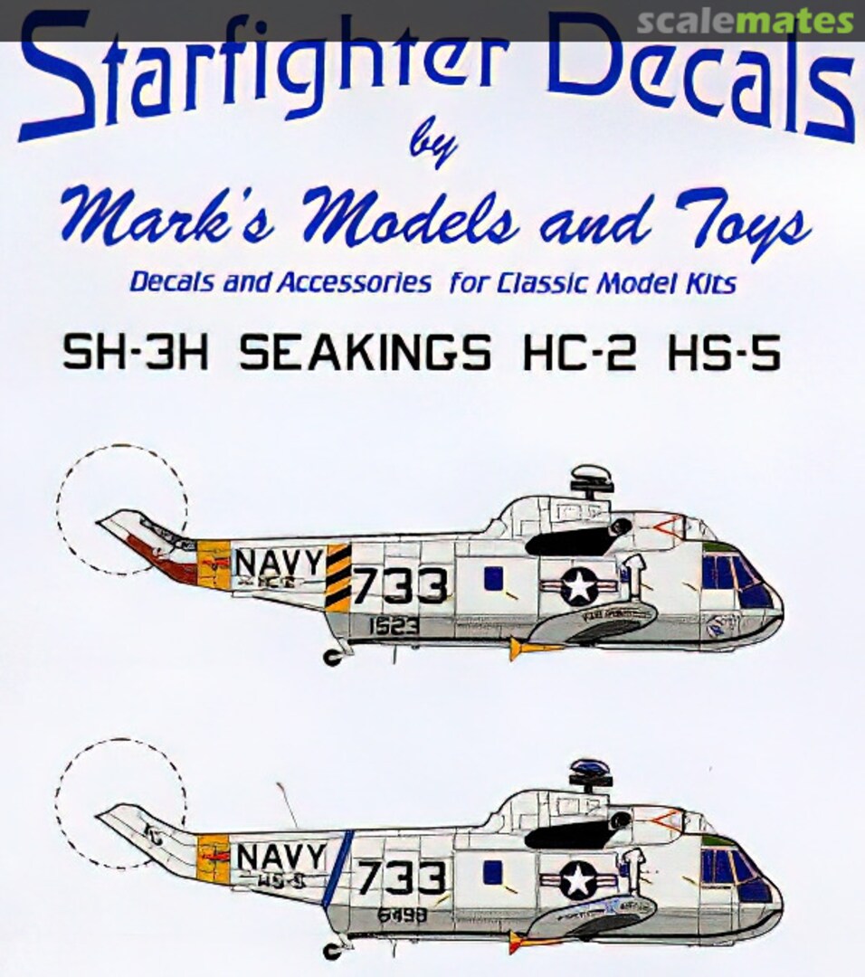 Boxart SH-3H Sea Kings 144-131 Starfighter Decals