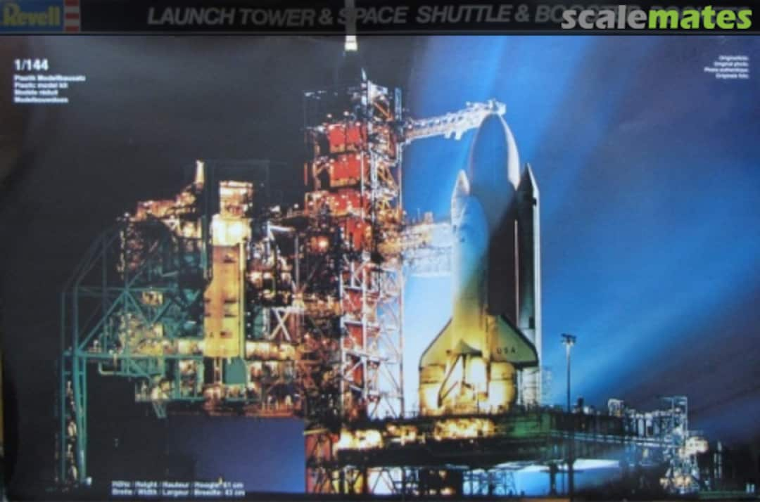 Boxart Launch Tower & Space Shuttle & Booster Rockets 4911 Revell