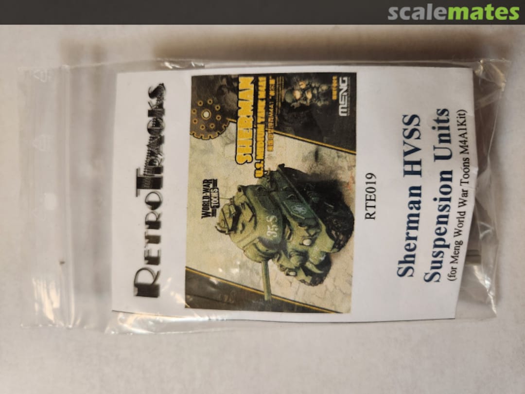 Boxart Sherman HVSS Suspension Units RTE019 RetroTracks