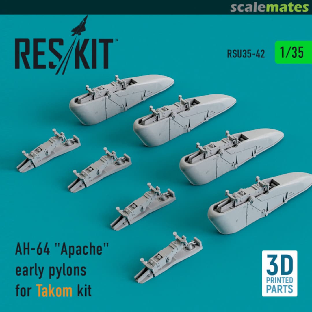 Boxart AH-64 Apache - Early Pylons RSU35-0042 ResKit