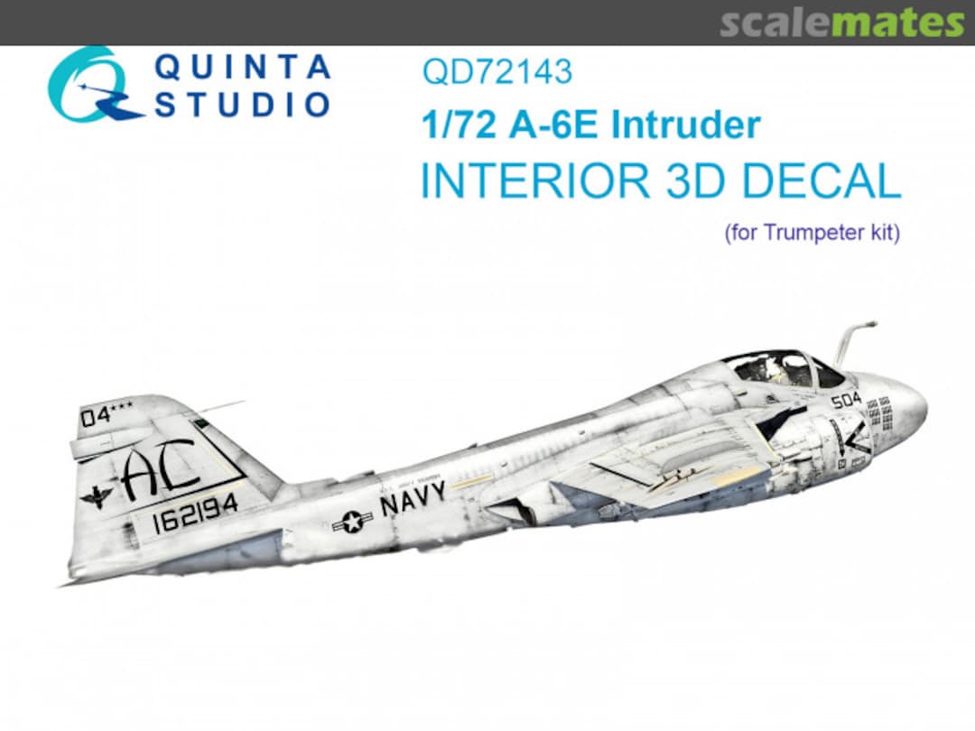 Boxart A-6E Intruder interior 3D decals QD72143 Quinta Studio