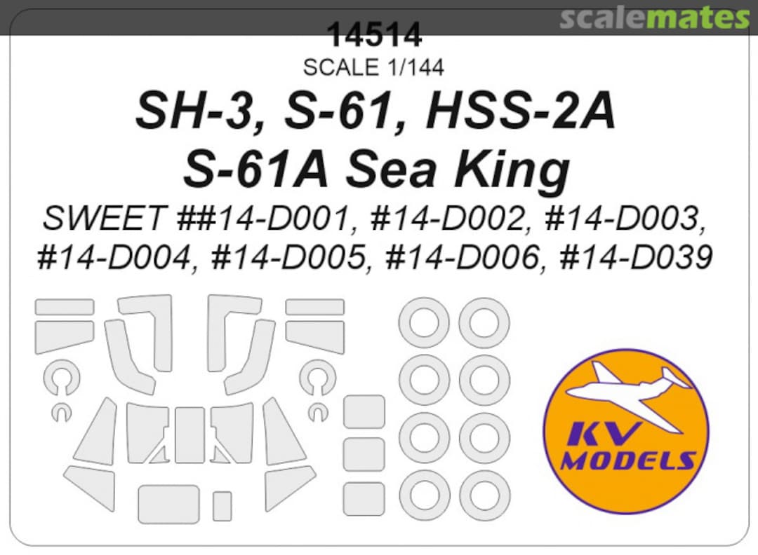 Boxart SH-3 / S-61 / HSS-2A Seaking 14514 KV Models