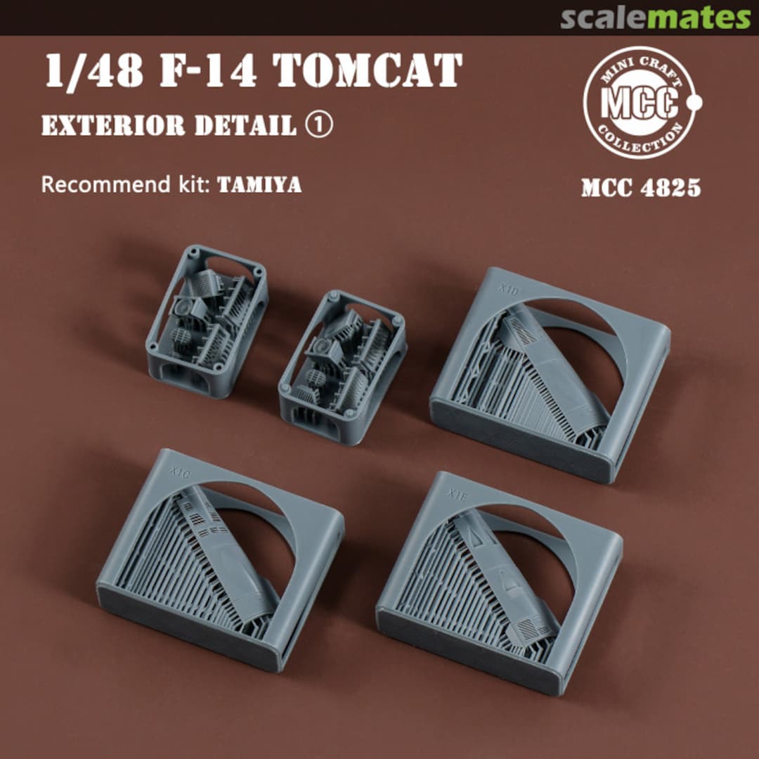 Boxart F-14 Tomcat Exterior details part 1 MCC4825 MINI CRAFT collection