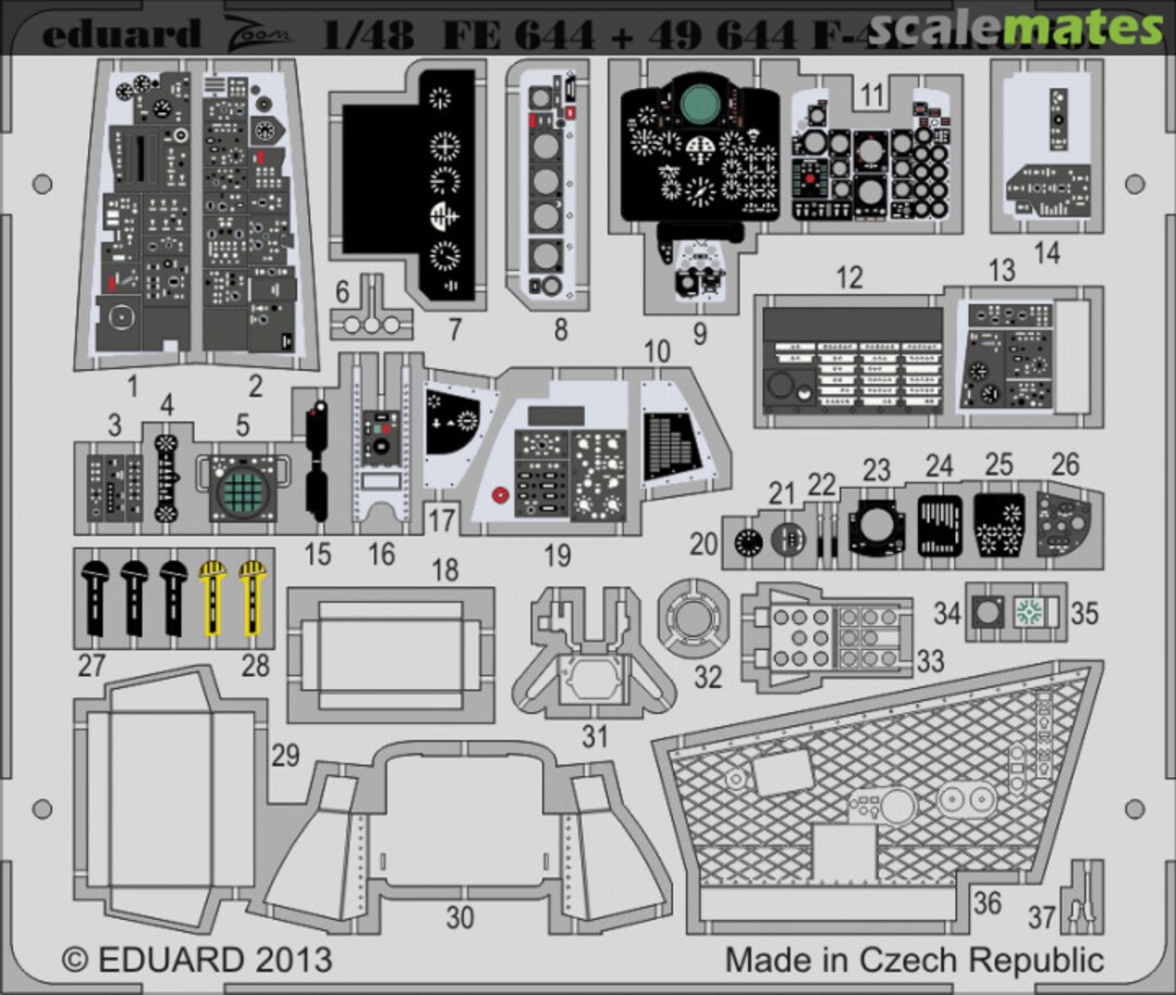 Boxart F-4B interior S. A. FE644 Eduard