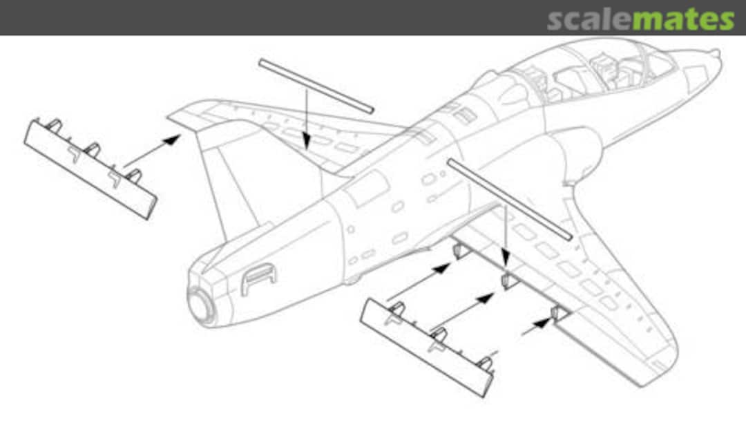 Boxart BAe Hawk T.1a Landing flaps 5074 CMK