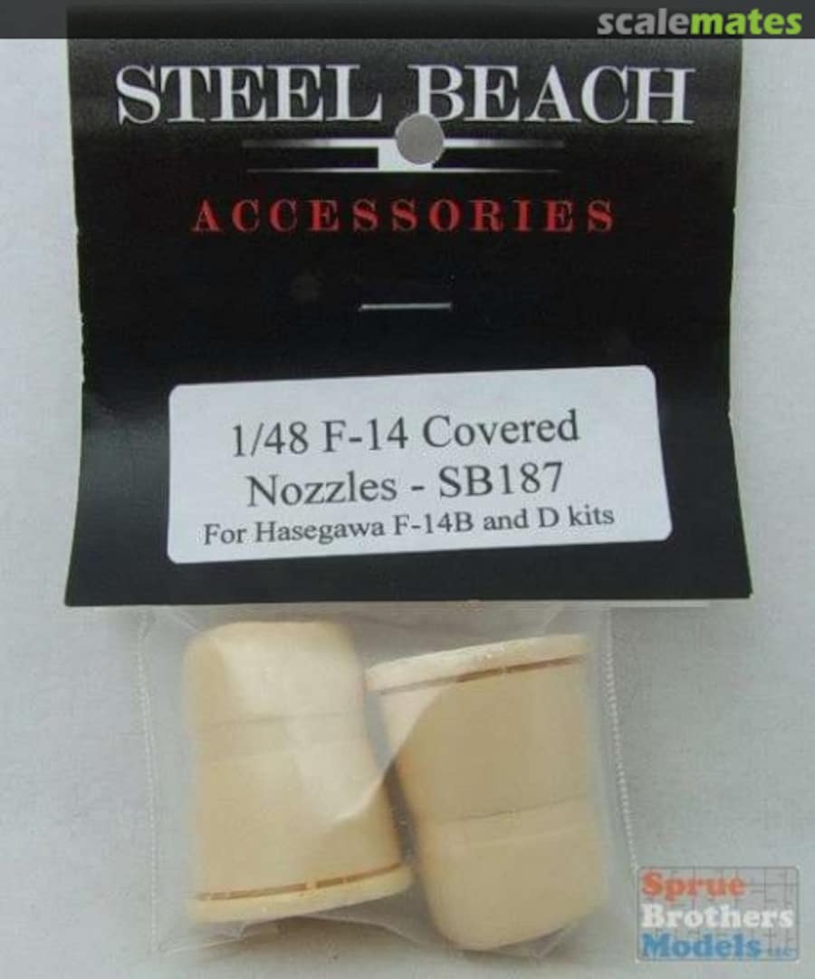 Boxart GE F110 Covered Nozzles for F-14B F-14D Tomcat 48999 Steel Beach