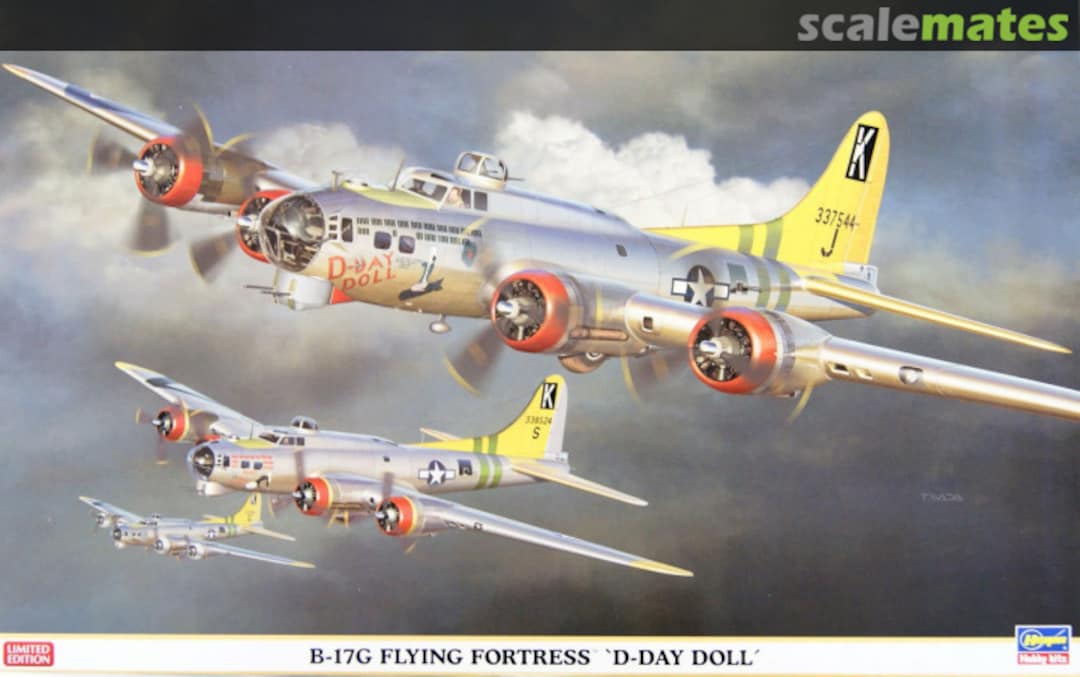 Boxart B-17G Flying Fortress 'D-Day Doll' 02170 Hasegawa