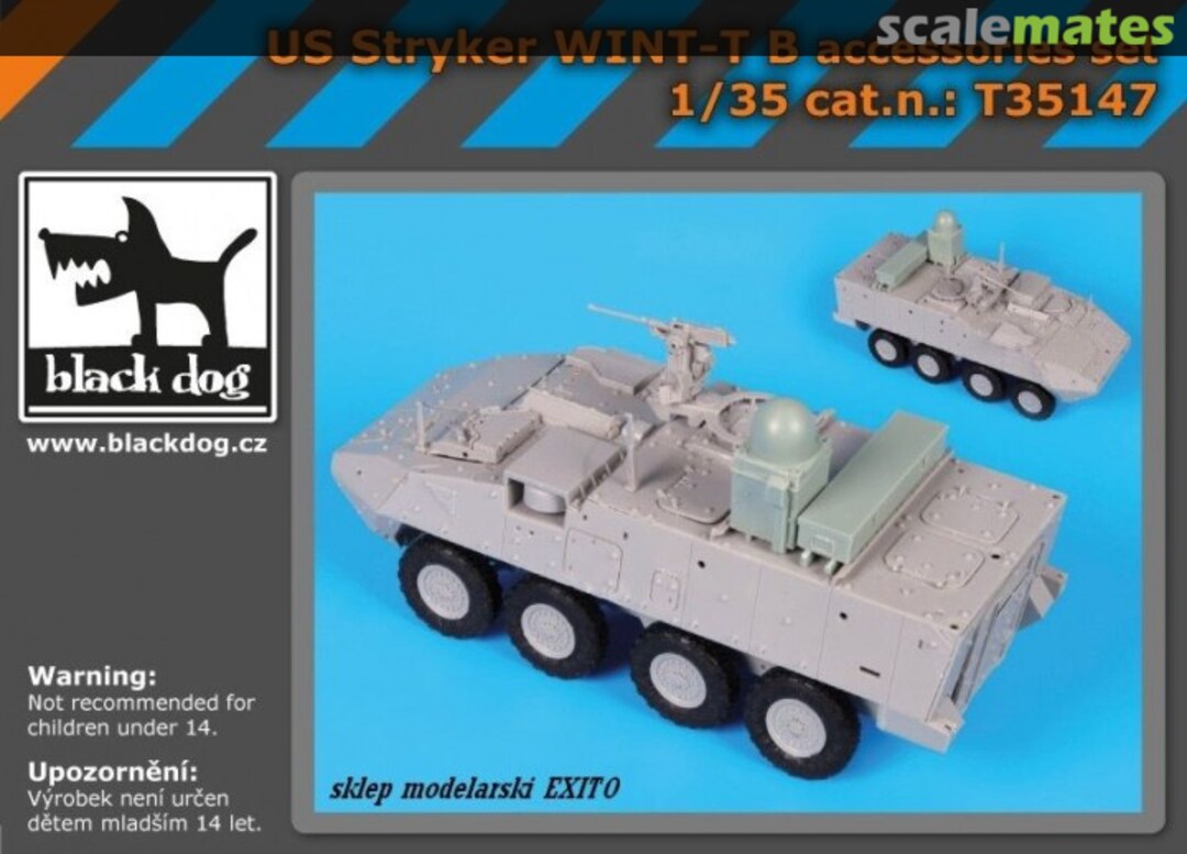 Boxart US Stryker WINT -T B accessories set T35147 Black Dog