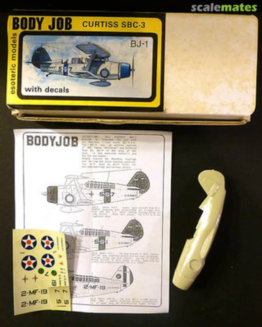 Boxart Curtiss SBC-3 BJ-1 Esoteric Models